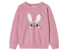 Name It mauve orchid bunny sweatshirt